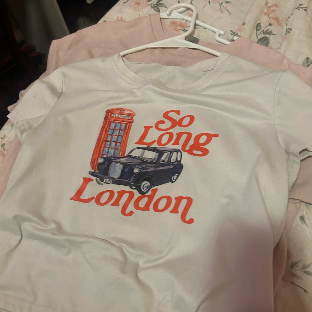 So Long London cropped T-Shirt - White